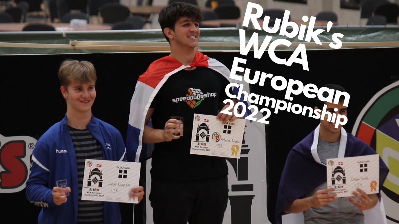 Rubikin kuution Euroopan-mestaruuskilpailut 2022 | K&ouml;&ouml;penhamina