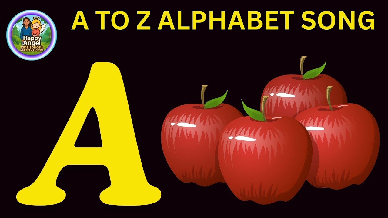 Phonics Song with TWO Words - A For Apple - ABC Alphabet Songs with Sounds for Children