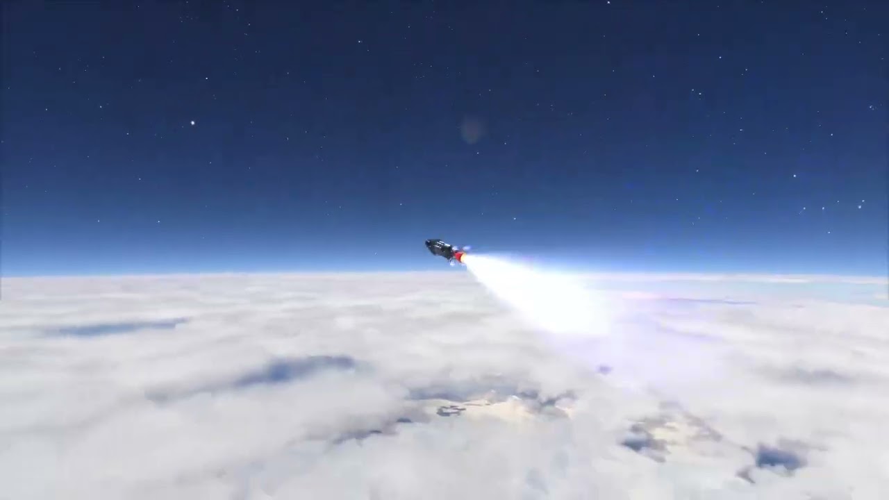 Kitten Space Agency - Flying around with Bladerunner music