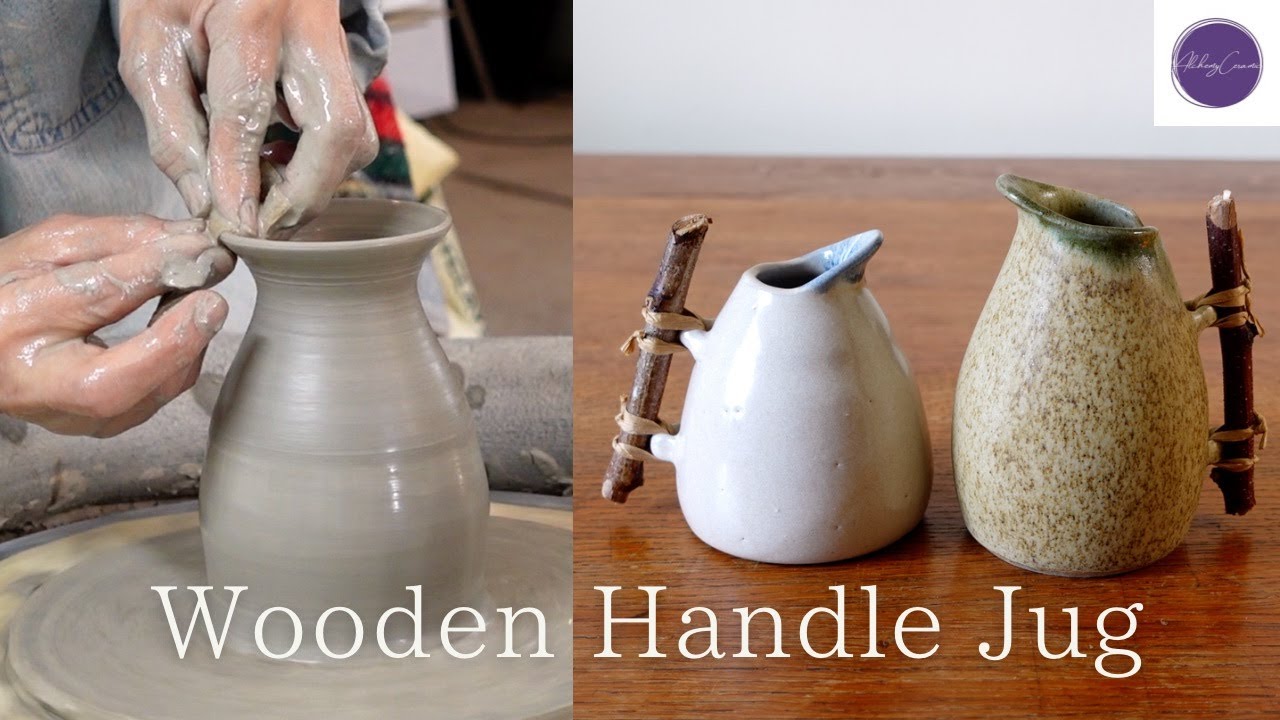 “Wooden Handle Jar” Throwing on the potter’s wheel @Alchemy Ceramic