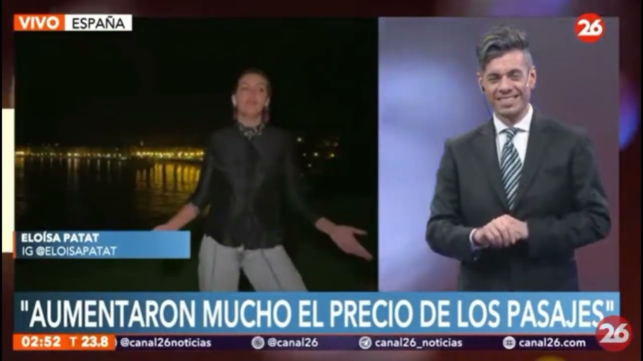 Conexión en directo para Trasnoche 26 en la madrugada española