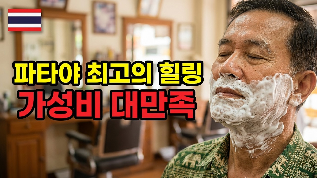 🇹🇭 태국 파타야  베트남 이발소 제가 가본 최고의 가성비 만족하는 힐링 장소ㅣ가장 행복한 시간.......