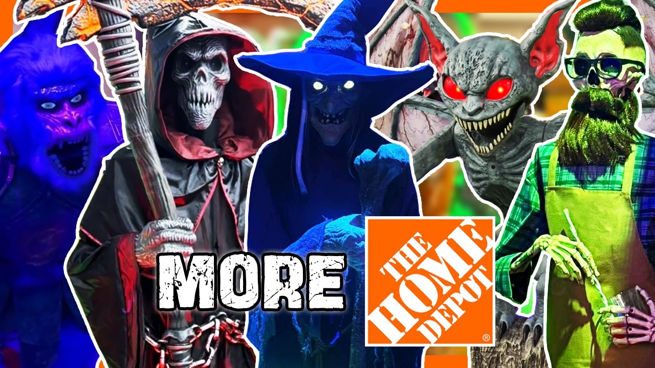 Ещё больше аниматроников Home Depot на Хэллоуин 2026! (Совещание менеджеров, часть 2)