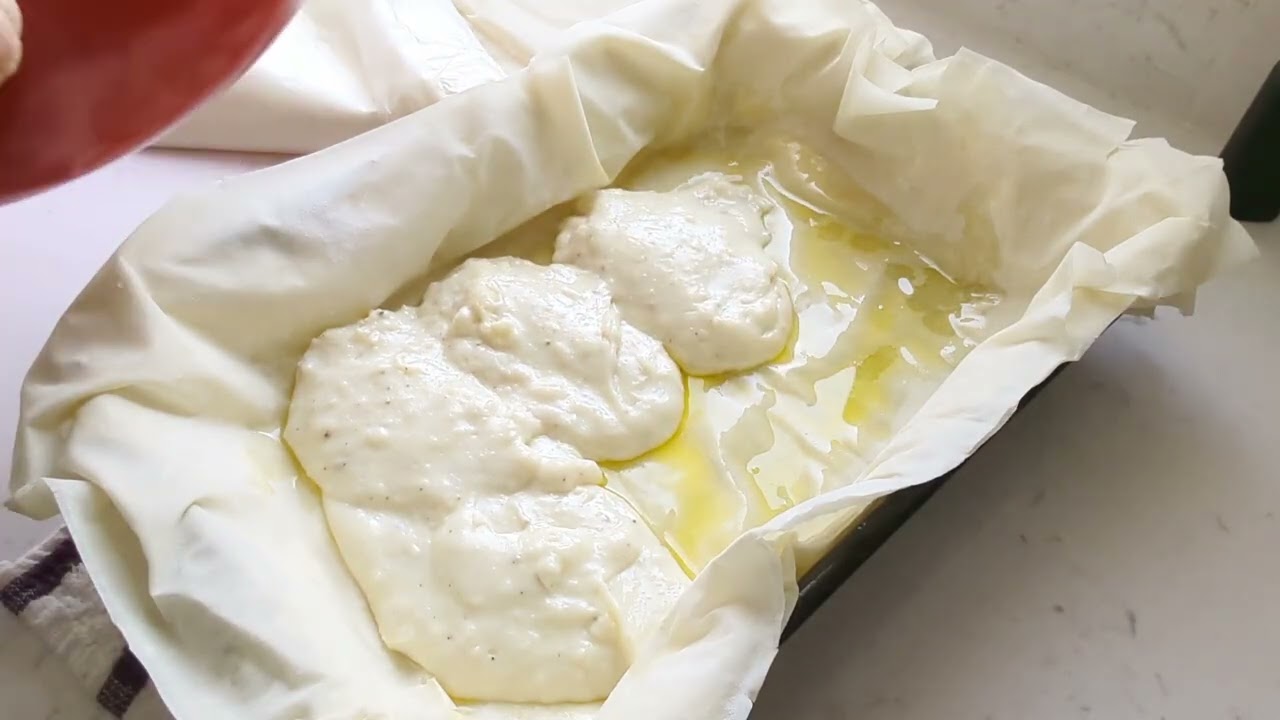 Baked Custard Baklava Tart #viral #youtube #food #fyp 