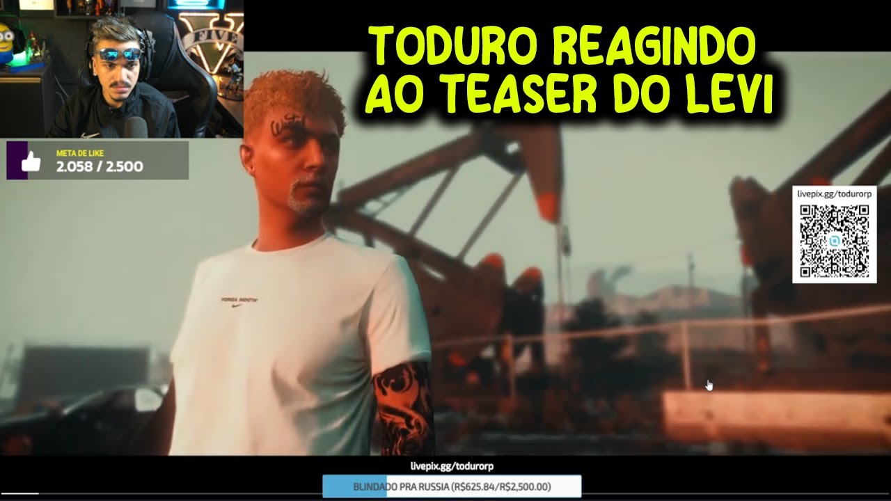 TODURO REAGINDO  AO TEASER DO LEVI