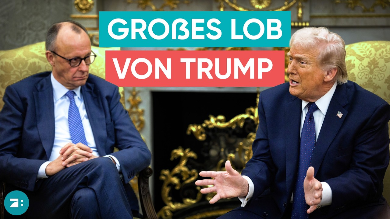 Lob für Deutschland: Trump empfängt Merz in Washington