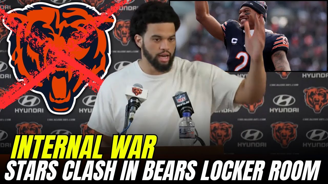 LOCKER ROOM CHAOS: CALEB WILLIAMS and D.J. MOORE clash, both SUSPENDED! | Bears news