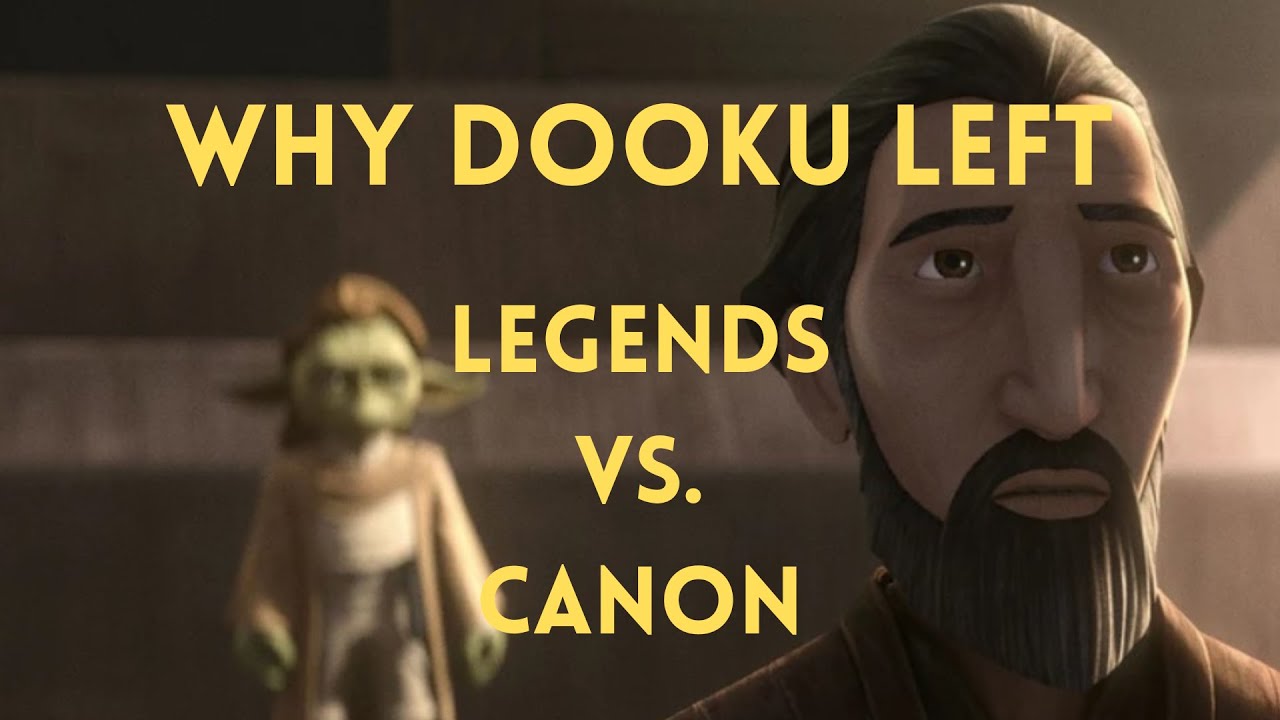 Why Dooku Left the Jedi Order - Legends vs. Canon - Star Wars