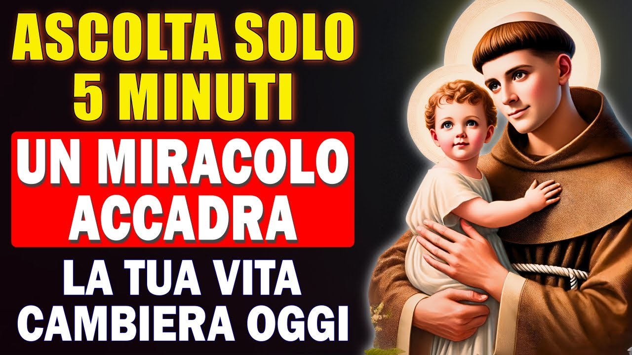 Ascolta questa invocazione a SANT'ANTONIO e aspetta il MIRACOLO nei prossimi giorni! 🌟