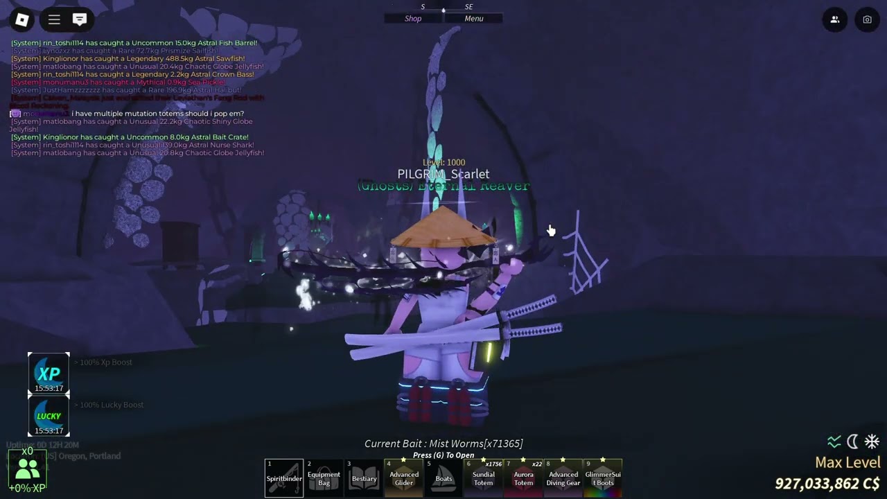 Fisch - Spiritbinder Rod + Showcase [ROBLOX]
