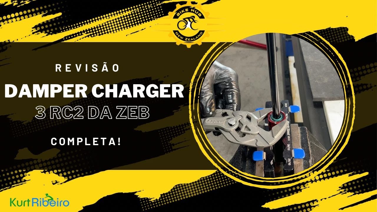 Como fazer a revisão do Damper Charger 3 RC2 da Rock Shox ZEB, Lyric ou Pike