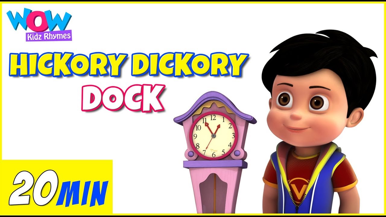 Hickory Dickory Dock | Nursery Rhymes | Kids Songs | Baby Songs | Vir The Robot Boy
