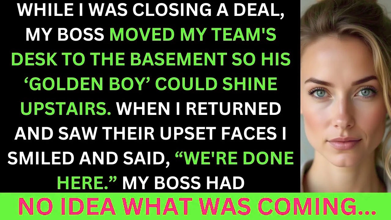 My Team And I Got Kicked Out To Make Room For His 'Golden Boy,' But He Had No Idea What Was Coming..