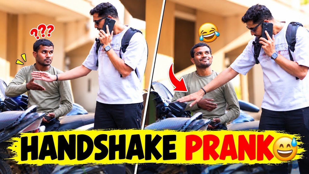 Handshake Prank 😂 | Their Reactions Are Hilarious | Prakash Peswani |