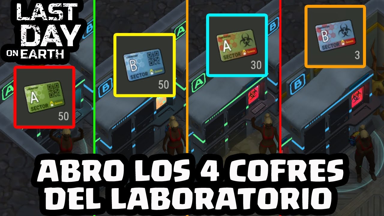 ABRO LOS 4 COFRES DEL LABORATORIO | LAST DAY ON EARTH: SURVIVAL | [El Chicha]