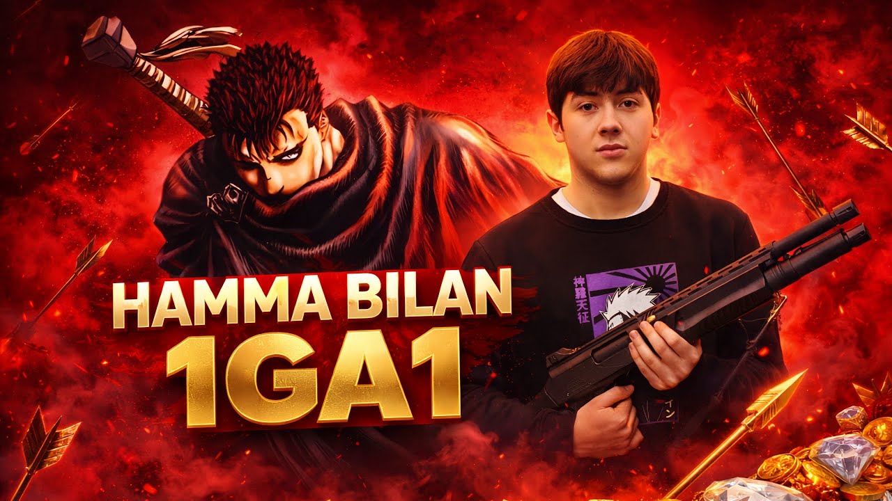 HAMMA BILAN 1GA1 OYNEYMIZAKAN #freefireuzb #gaming