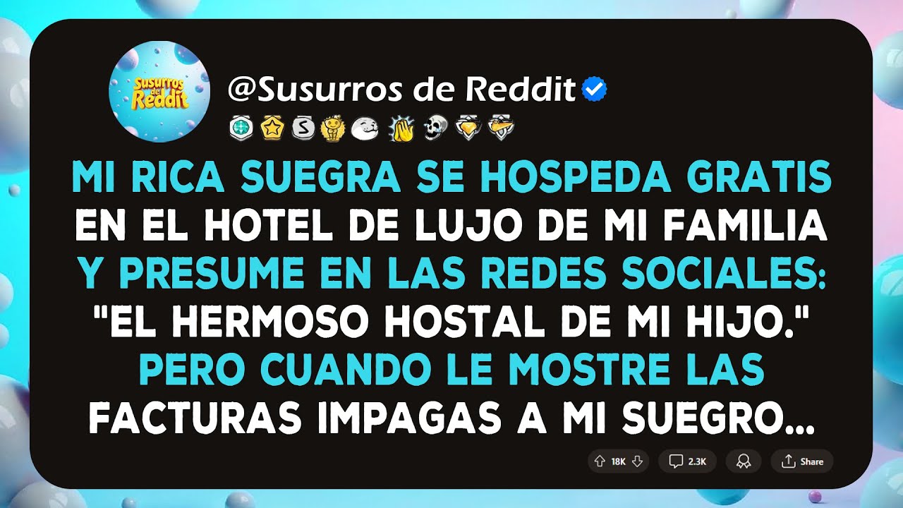 Mi rica suegra se hospeda gratis en el hotel de lujo de mi familia y presume en las redes sociales..