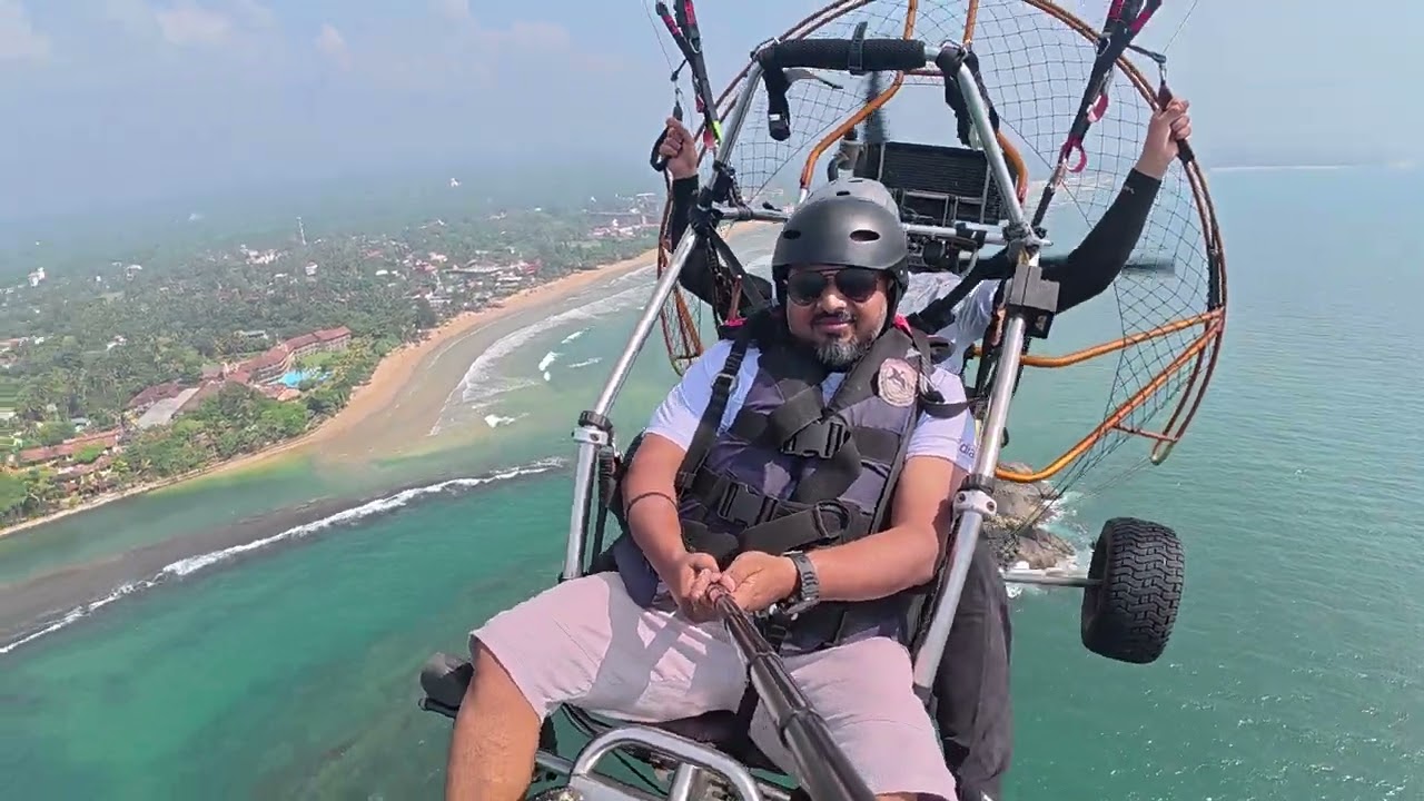 Paramotoring Over Bentota | Flying Above Sri Lanka 🪂