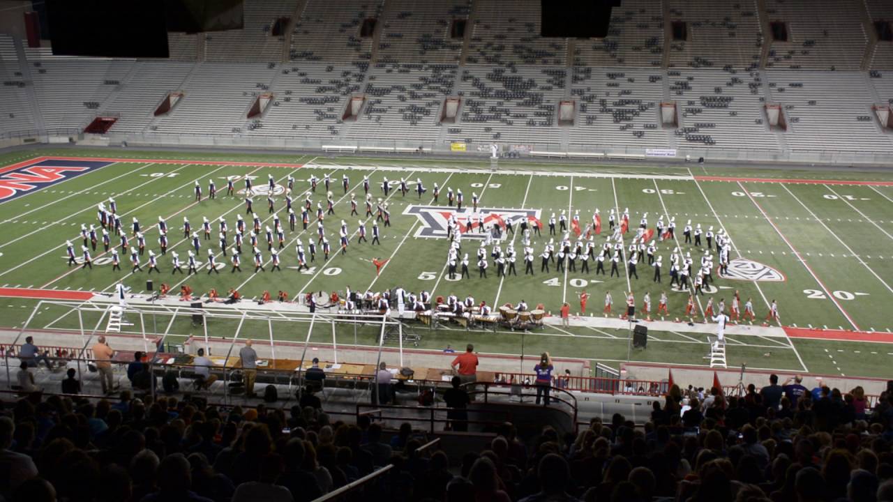 2016 RUHS Marching Band & Color Guard @ The University of Arizona Band Day Tucson, AZ 10/22/16