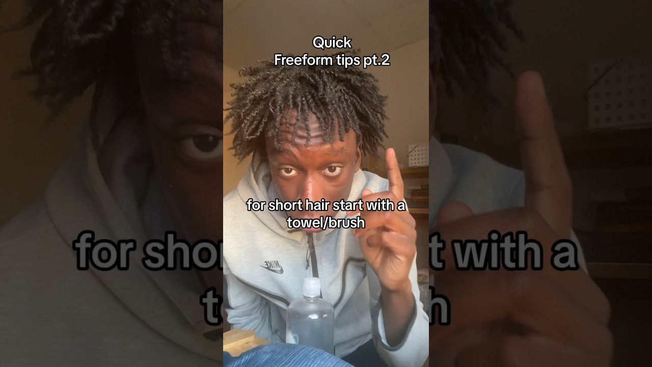 How to start Freeform Dreads 💈🔥 #freeform #freeformlocs #freeformdreads #hairstyle #haircut #hair