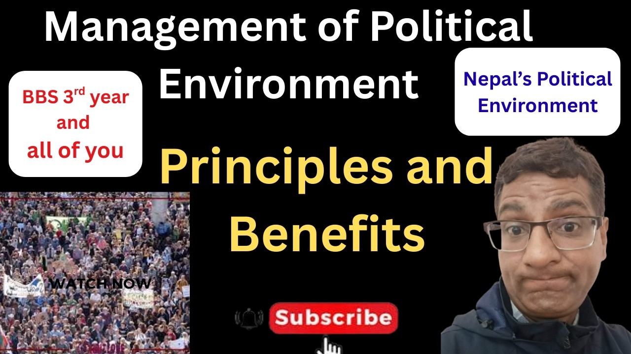 Management of the political environment