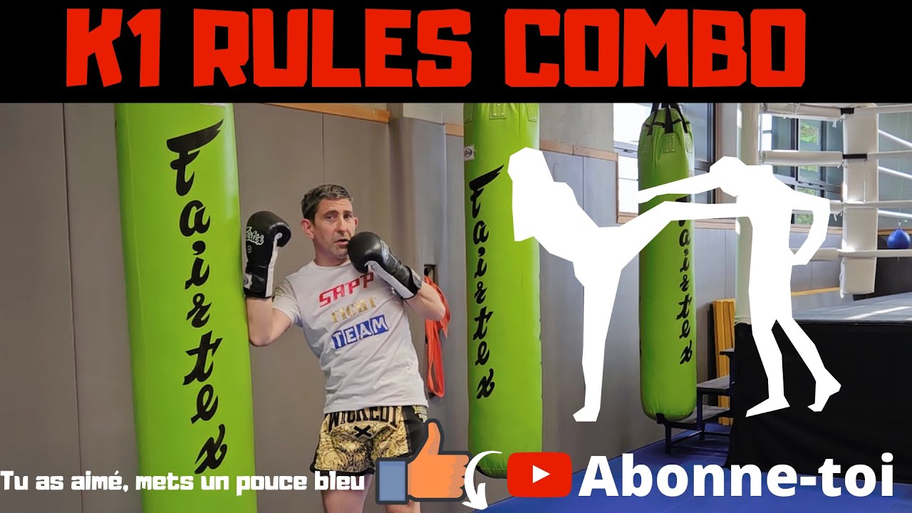 👊 KIKCBOXING 1 RULES Fearsome K1 Combo with Stagger