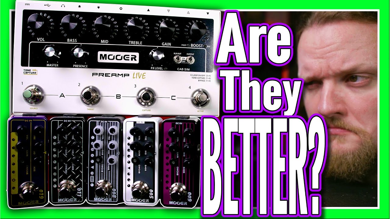 Micro Preamp Pedals VS Preamp LIVE!