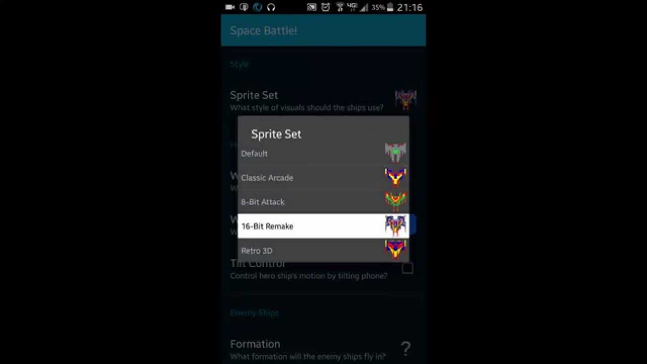 IN Review Space Battle Live Wallpaper