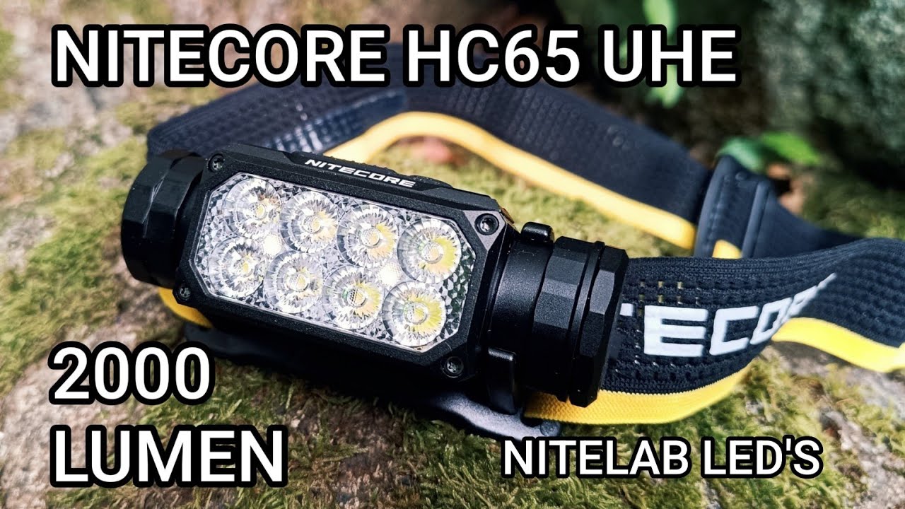 Nitecore HC65 UHE Led Taschenlampe vs. Wuben E7 Review Flashlight Beamshots keine EDC 33 35 25 27