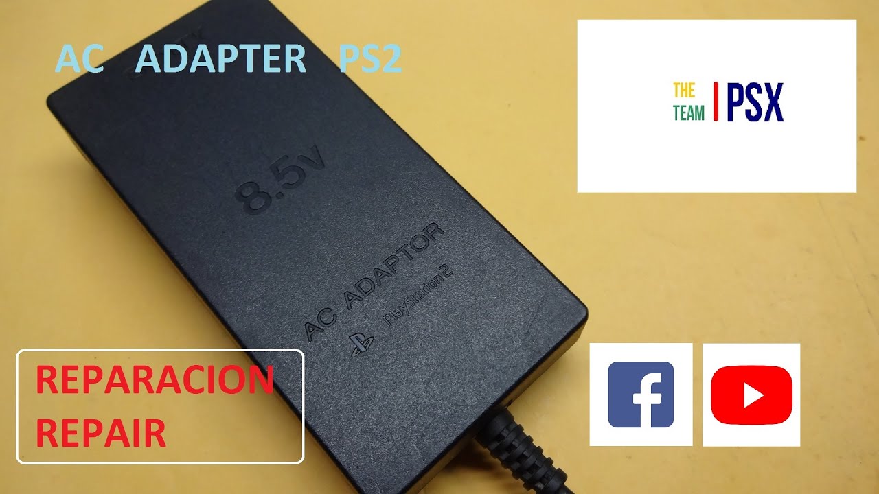 REPARACIÓN AC ADAPTER  PS2 SLIM FUENTE DE ALIMENTACIÓN  V-005