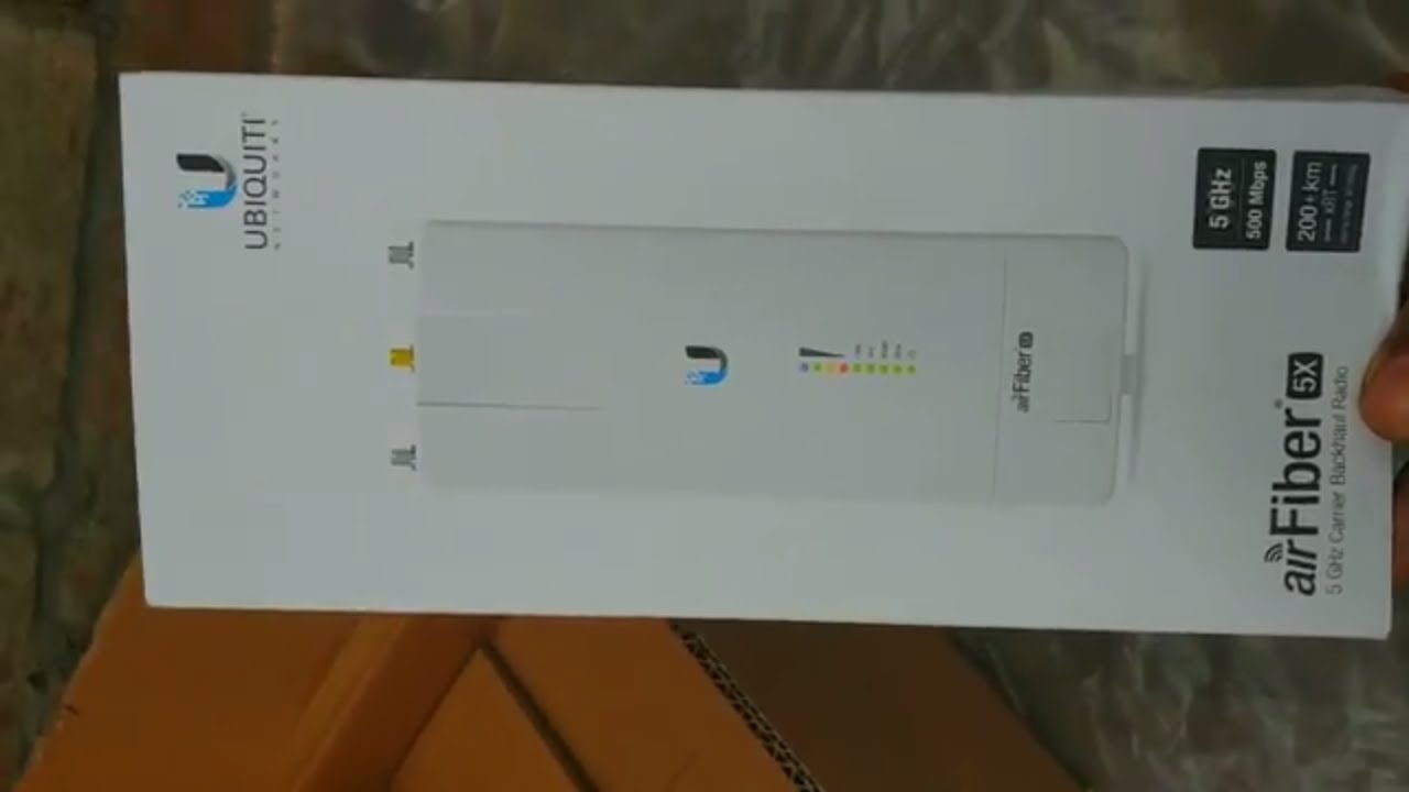 Air Fiber 5X unboxing By ZainNet