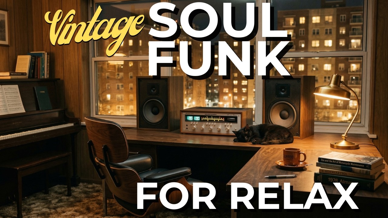 Urban Funk | Downtown Rain | Funky Beats to get Energized | Vintage Soul Funk Groove Melody Relaxing