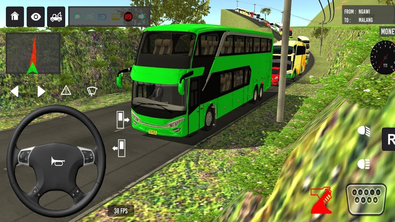 Indonesia Coach bus driving 😍💥 | Euro bus simulator 2026 Android gameplay #game 1 Part 95