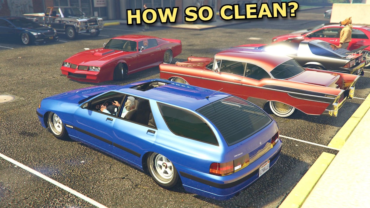 We Could Only Bring Stolen Pedestrian Cars To This Meet In GTA Online