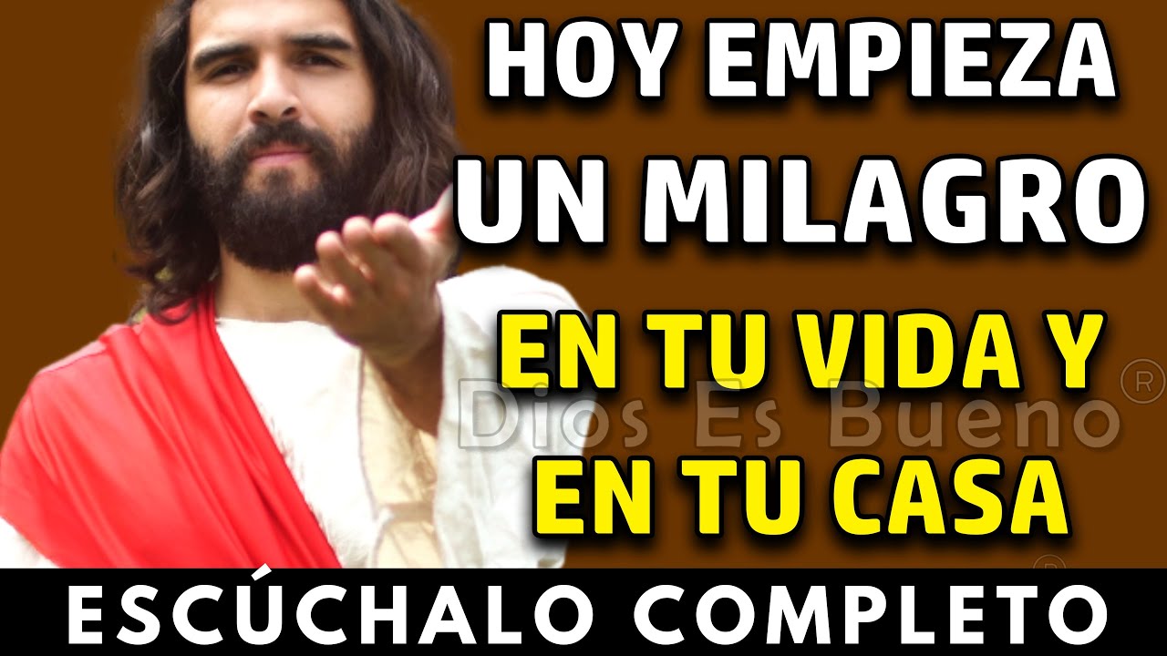 Dios te dice, escucha completo, el milagro en tu familia empieza hoy, créelo.