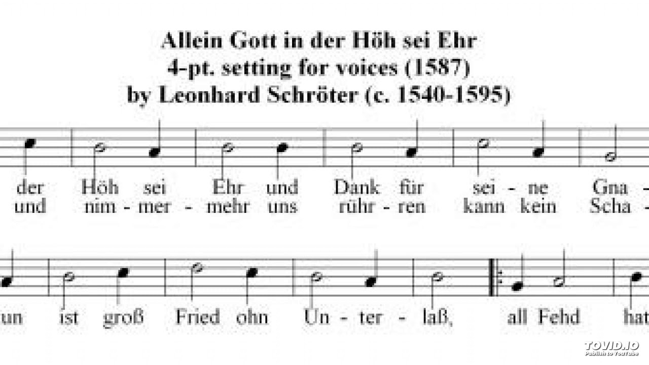 Johann Pachelbel Chorale Prelude on 