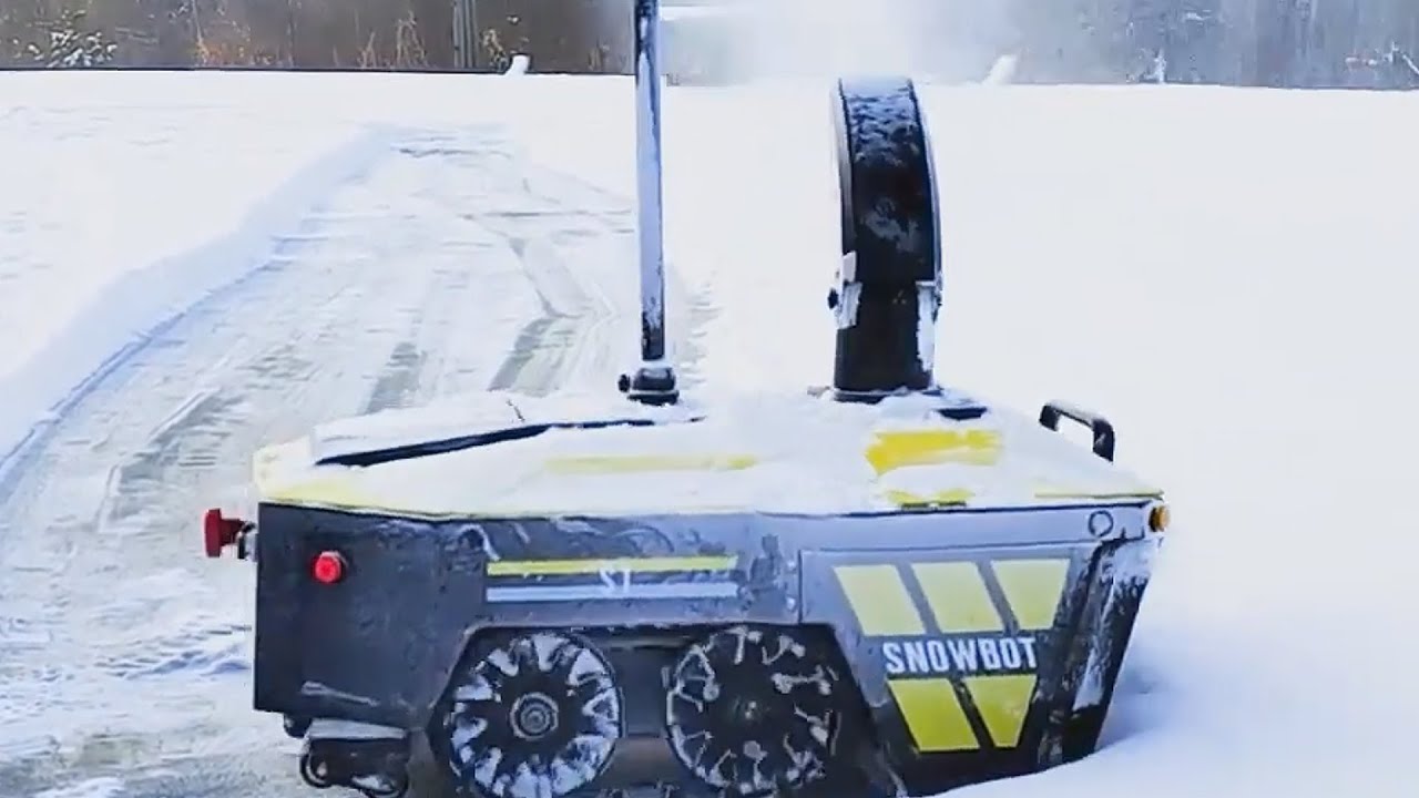 Автономный робот снегоуборщик Snowbot S1