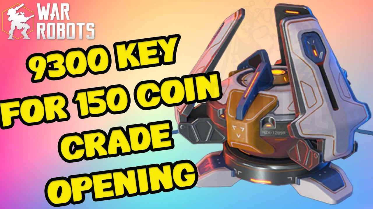 War robots 8.0.1 Update 9300 coin opening for 150key crade #warrobots #warrobot #opening8.0.1
