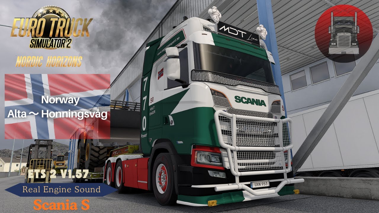 Scania S Real Engine Sound Mod Euro Truck Simulator 2 v1.57｜Zeemods Scania DC13｜ POV Truck Driving