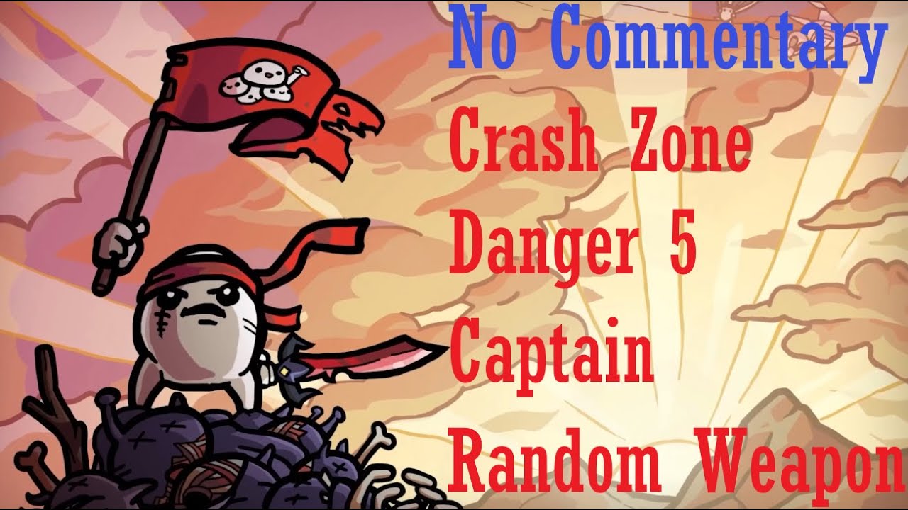 Brotato Crash Zone Danger 5 random weapon (Captain) [No Commentary.]