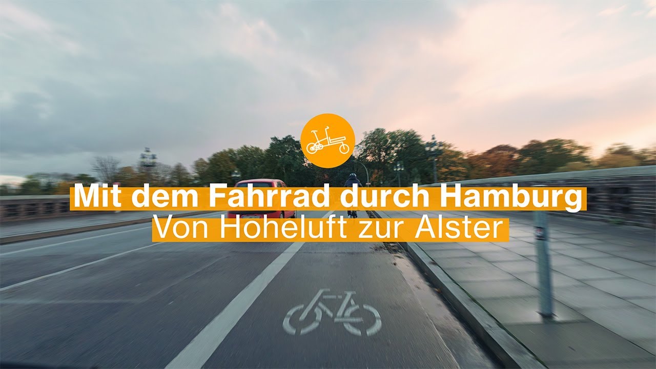 Mit dem Rad durch Hamburg | Von Hoheluft zur Alster