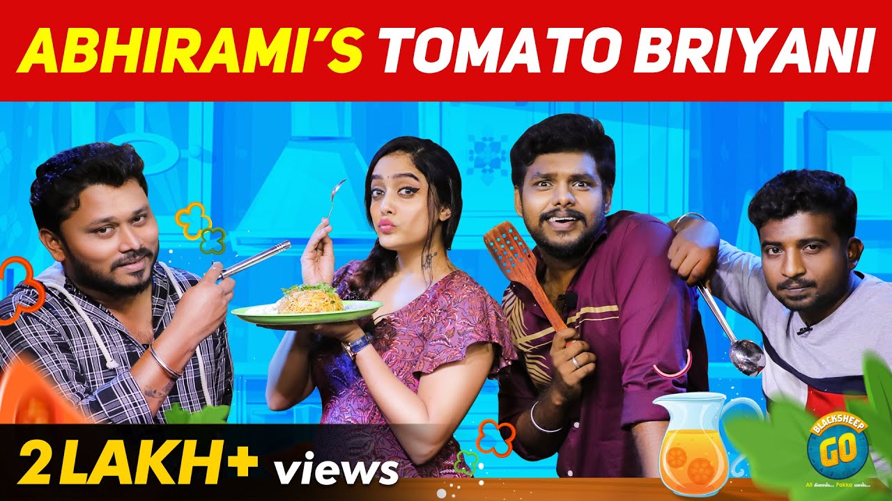Abhirami's Tomato Briyani | Cook Panrom #5 | Blacksheep Go