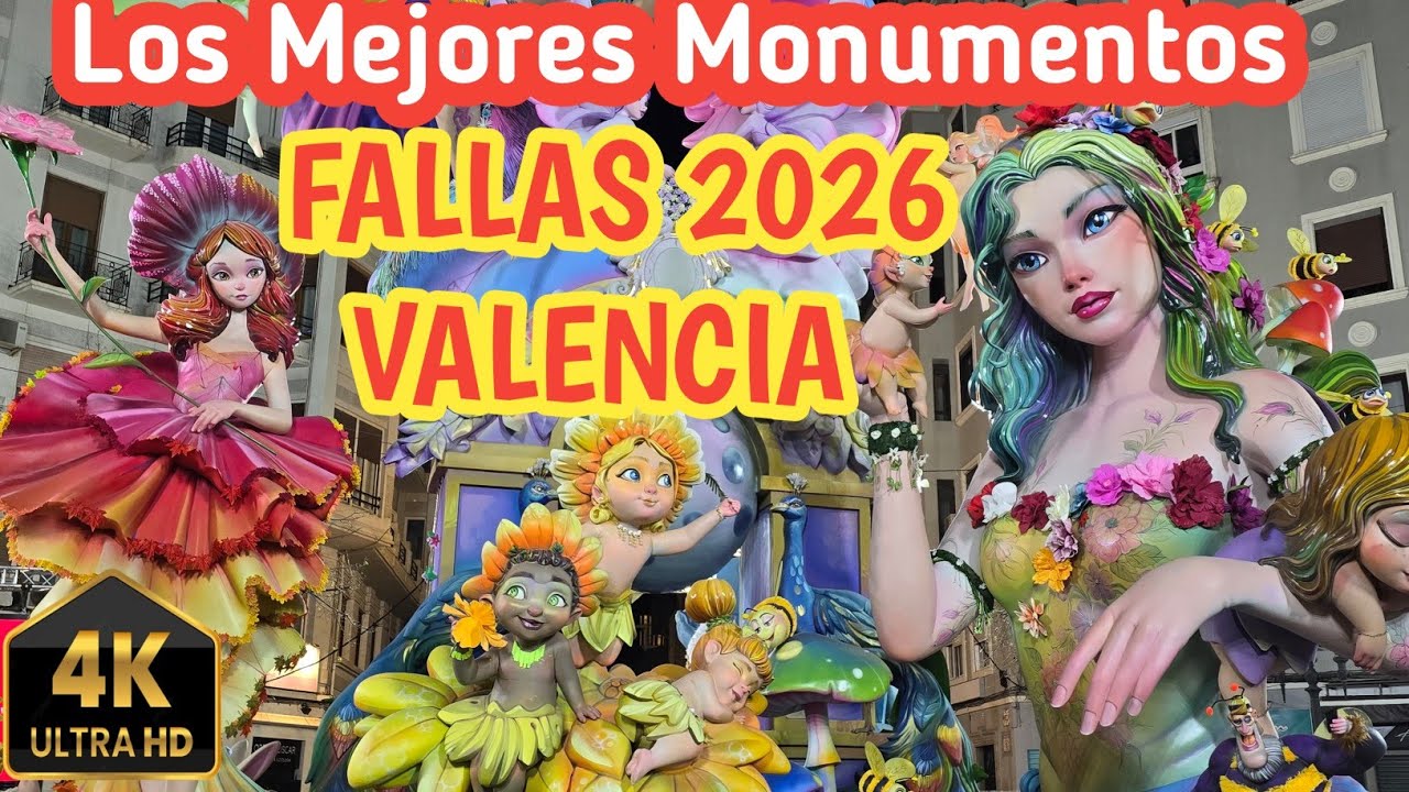 Visita a las mejores Fallas 2026 de Valencia #Fallas26 #Falles2026 #Valencia #FallasFestival 