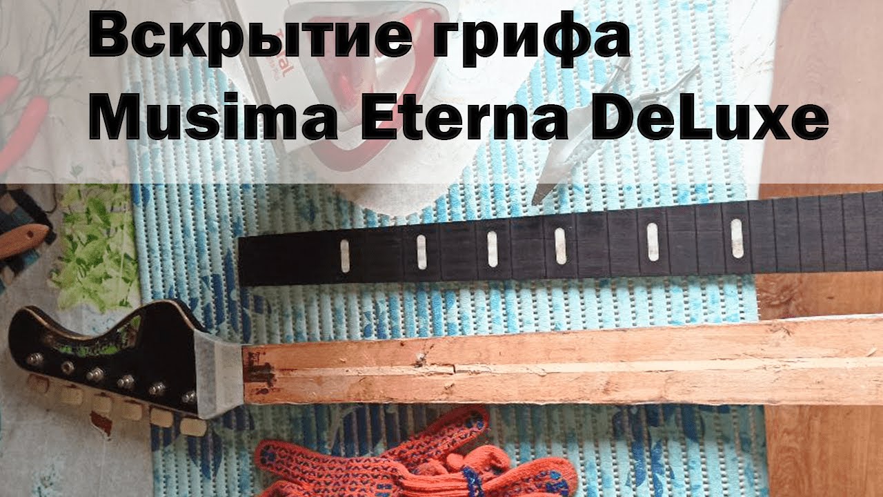 Вскрытие грифа Musima Eterna DeLuxe