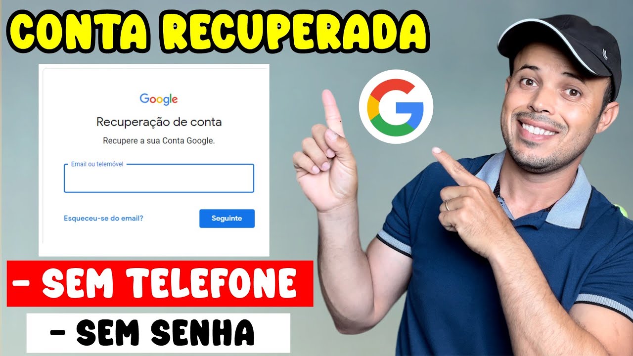 como recuperar conta do google ( SEM EMAIL, SEM SENHA E SEM N&Uacute;MERO ) ATUALIZADO!!