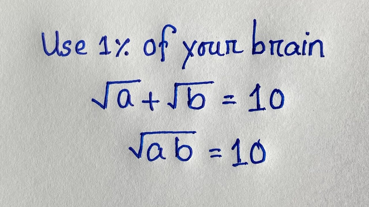 A Nice Maths Olympiad Algebra Problem | Find a & b |
