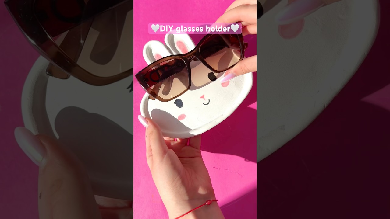 DIY glasses holder🤍