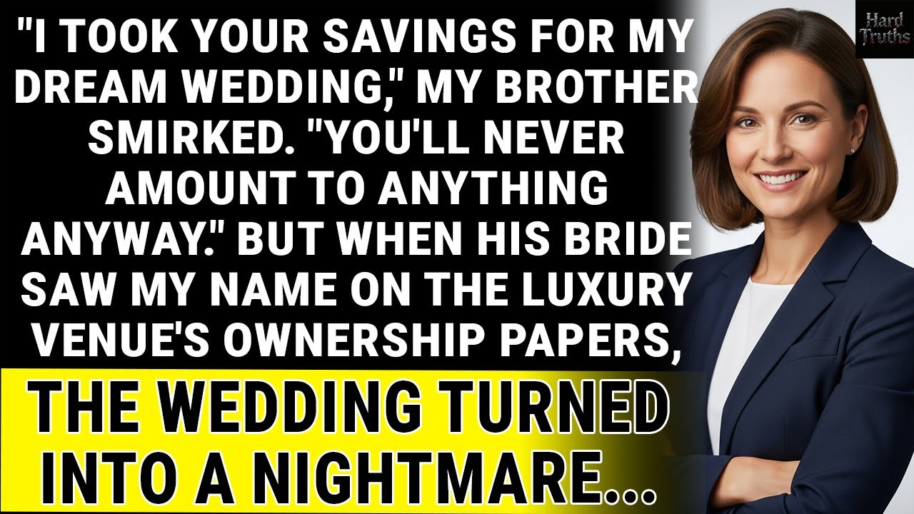 My Brother Stole My Life Savings For His Wedding—Then His Bride Saw My Name On The Venue Contract
