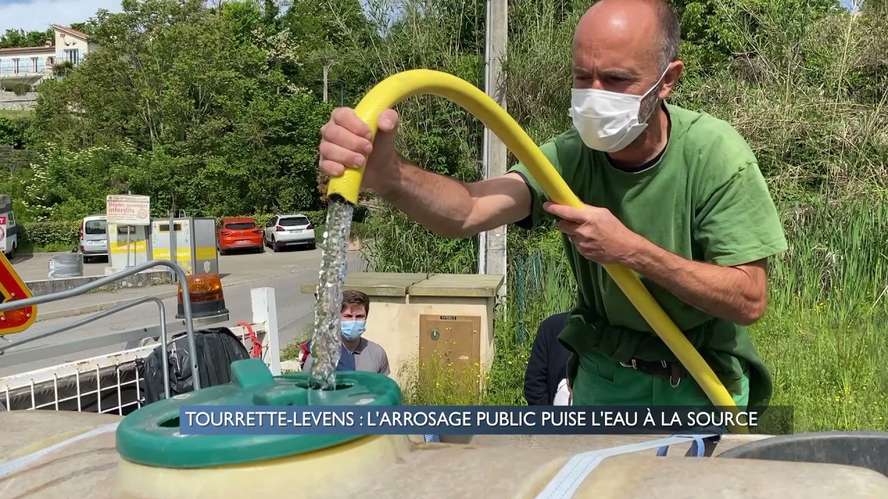 Tourrette-Levens : L'arrosage public puise l'eau à la source