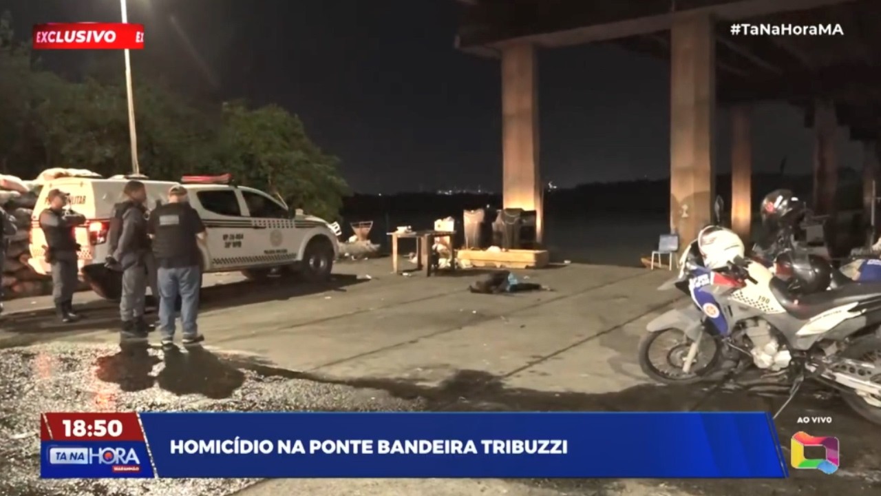 Homicídio na Ponte Bandeira Tribuzzi, em São Luís MA.